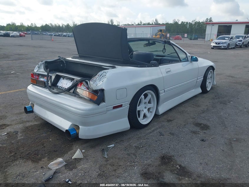 1988 Mazda Rx-7 VIN JM1FC3510J0102274 IAAI salvage auction — REAR END, Rebuildable (Florida), sold $3,250 on 2026-07-06 (photo 4)