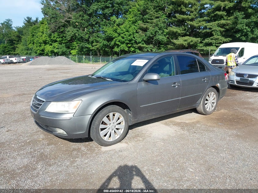 2009 Hyundai Sonata VIN 5NPEU46CX9H445218 IAAI salvage auction — HAIL, Salvage (Ohio), sold $350 on 2026-07-06 (photo 2)