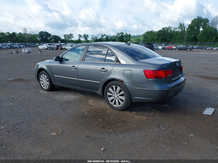 2009 Hyundai Sonata VIN 5NPEU46CX9H445218 IAAI salvage auction — HAIL, Salvage (Ohio), sold $350 on 2026-07-06 (photo 3)