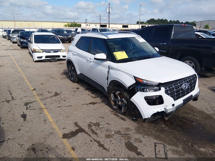 2025 Hyundai Venue VIN KMHRC8A39SU416447 IAAI salvage auction — FRONT END, Salvage Title, sold $4,750 on 2026-08-01 (photo 1)