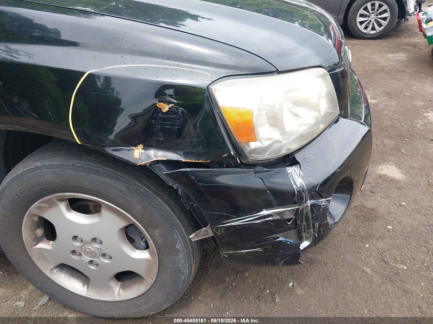 2005 Toyota Highlander VIN JTEEP21A950123061 IAAI salvage auction — NORMAL WEAR, Clear (Maryland), sold $775 on 2026-07-07 (photo 6)