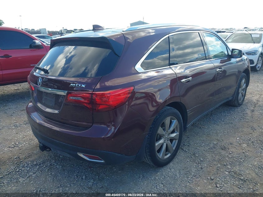 2014 Acura Mdx VIN 5FRYD3H8XEB013381 IAAI salvage auction — NORMAL WEAR, Clear (Florida), sold $3,200 on 2026-07-09 (photo 4)