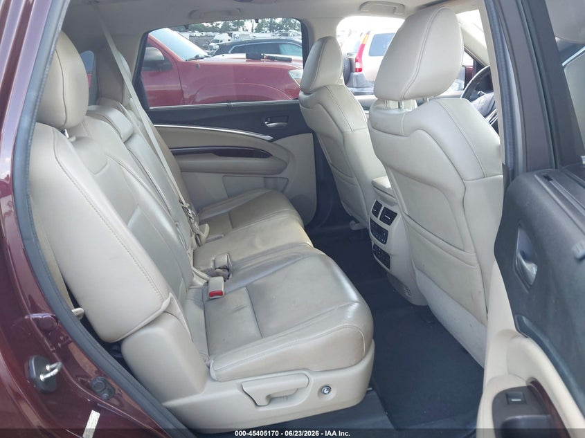 2014 Acura Mdx VIN 5FRYD3H8XEB013381 IAAI salvage auction — NORMAL WEAR, Clear (Florida), sold $3,200 on 2026-07-09 (photo 8)