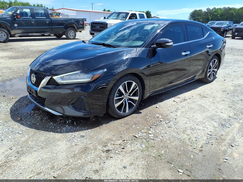 2021 Nissan Maxima VIN 1N4AA6CV7MC514126 IAAI salvage auction — NORMAL WEAR, Sf97 (North Carolina), sold $13,500 on 2026-08-10 (photo 2)