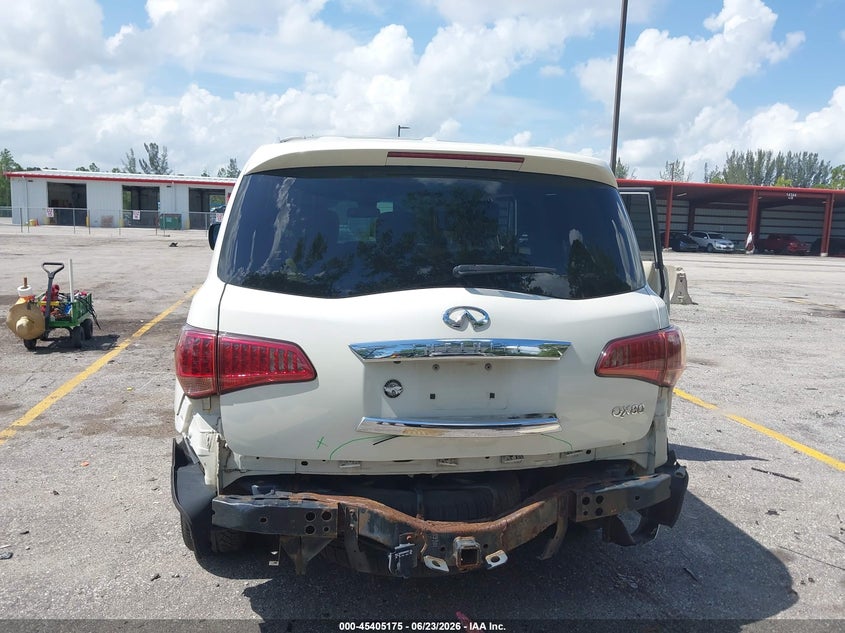 2015 Infiniti Qx80 VIN JN8AZ2NC0F9370687 IAAI salvage auction — REAR END, Rebuildable (Florida), sold $4,550 on 2026-07-29 (photo 6)