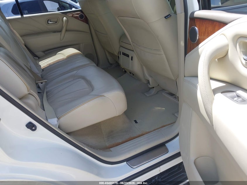 2015 Infiniti Qx80 VIN JN8AZ2NC0F9370687 IAAI salvage auction — REAR END, Rebuildable (Florida), sold $4,550 on 2026-07-29 (photo 8)