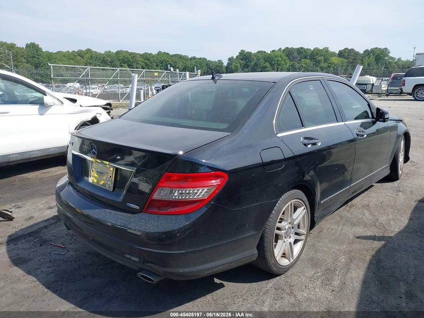 2010 Mercedes-benz C-klasse VIN WDDGF5GB2AR117549 IAAI salvage auction — FRONT END, Salvage (North Carolina), sold $350 on 2026-08-06 (photo 4)