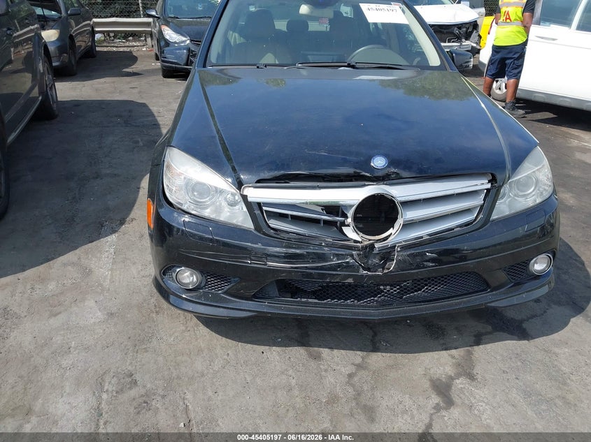 2010 Mercedes-benz C-klasse VIN WDDGF5GB2AR117549 IAAI salvage auction — FRONT END, Salvage (North Carolina), sold $350 on 2026-08-06 (photo 6)
