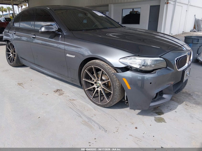 2015 BMW VIN WBA5A5C59FD522812 IAAI salvage auction — REAR END, Rebuildable (Florida), sold $2,100 on 2026-07-22 (photo 1)