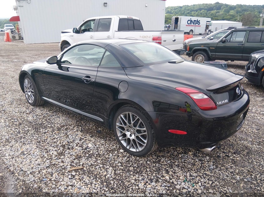 2006 Lexus Sc 430 VIN JTHFN48Y869006175 IAAI salvage auction — HAIL, Clear (Arkansas), sold $4,500 on 2026-07-23 (photo 3)