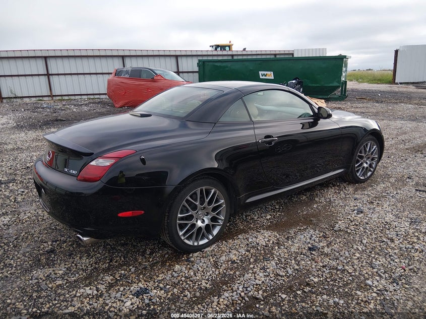 2006 Lexus Sc 430 VIN JTHFN48Y869006175 IAAI salvage auction — HAIL, Clear (Arkansas), sold $4,500 on 2026-07-23 (photo 4)