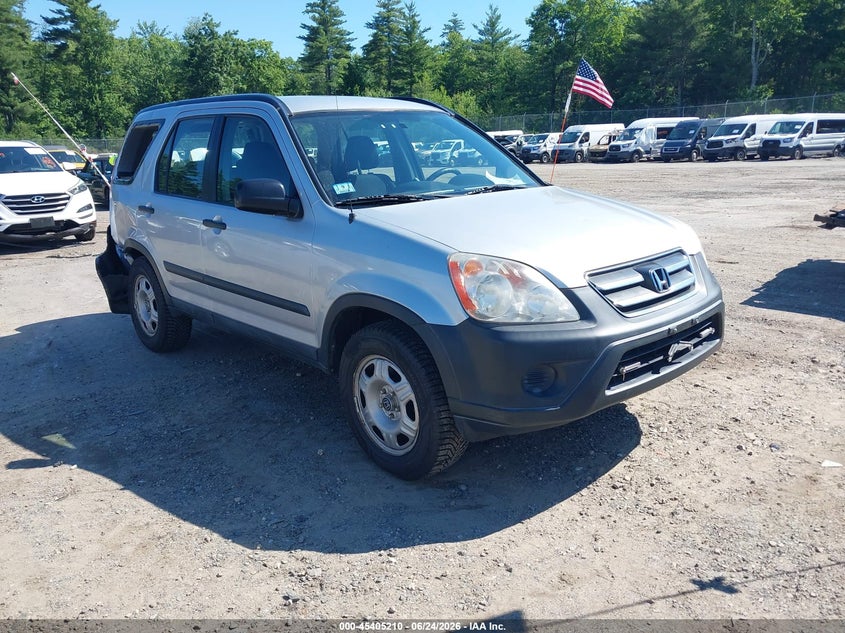 2006 Honda Cr-v VIN SHSRD78556U416309 IAAI salvage auction — REAR END, Clear (Massachusetts), sold $1,650 on 2026-07-17 (photo 1)