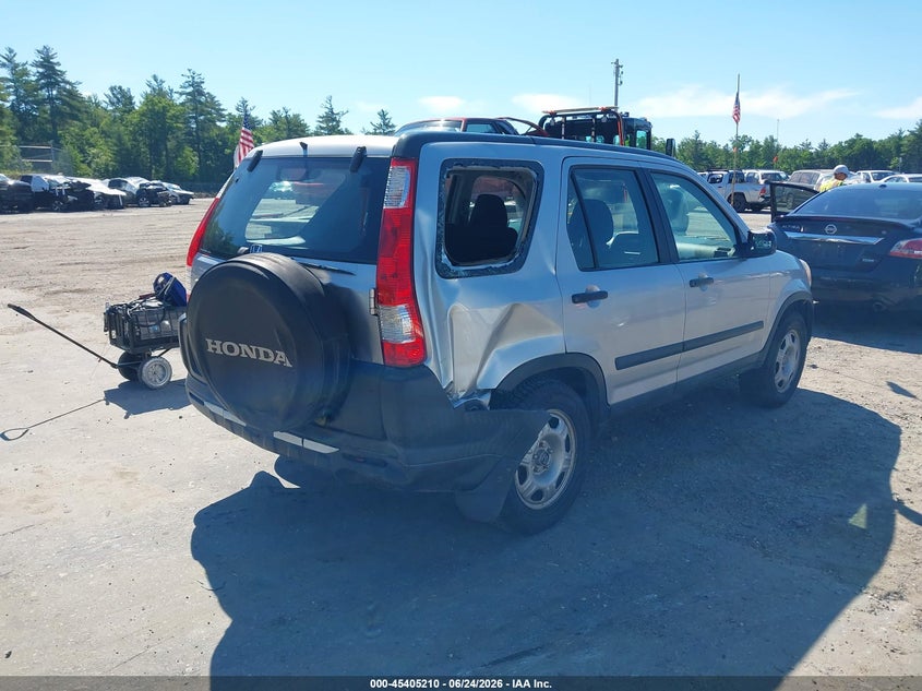 2006 Honda Cr-v VIN SHSRD78556U416309 IAAI salvage auction — REAR END, Clear (Massachusetts), sold $1,650 on 2026-07-17 (photo 4)