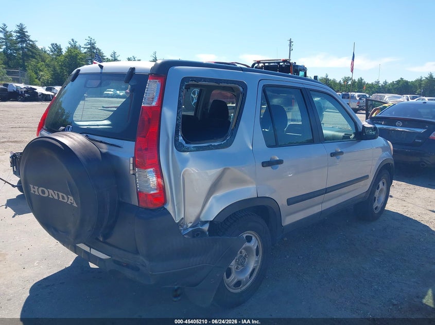 2006 Honda Cr-v VIN SHSRD78556U416309 IAAI salvage auction — REAR END, Clear (Massachusetts), sold $1,650 on 2026-07-17 (photo 6)