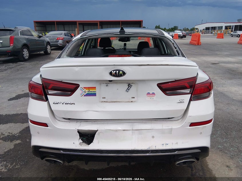 2019 Kia Optima VIN 5XXGT4L38KG379009 IAAI salvage auction — REAR END, Salvage (Missouri), sold $3,000 on 2026-07-29 (photo 6)
