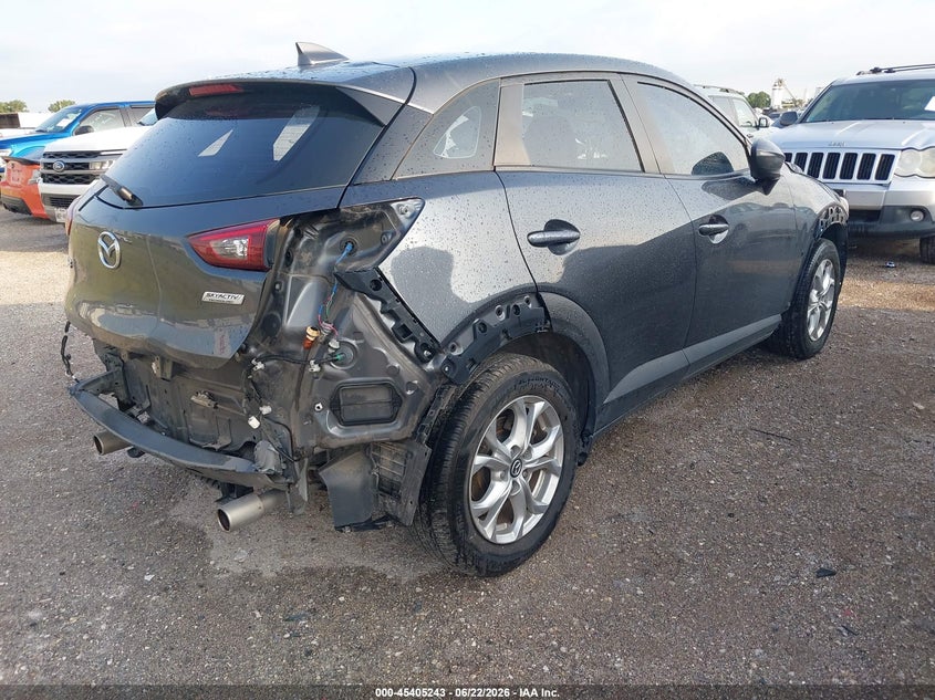 2016 Mazda Cx-3 VIN JM1DKBC78G0112359 IAAI salvage auction — FRONT & REAR, Salvage (Texas), sold $2,850 on 2026-07-14 (photo 4)