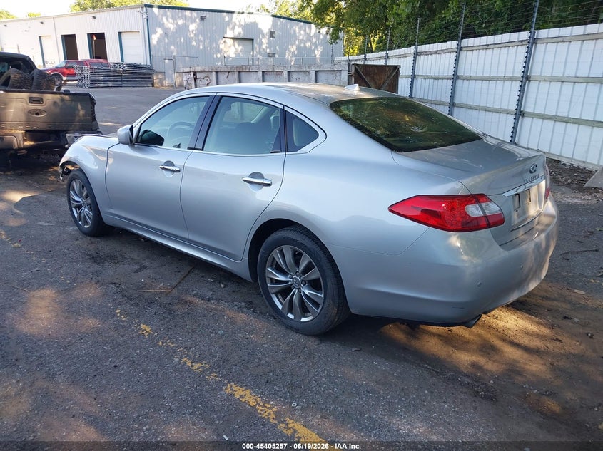 2013 Infiniti M VIN JN1BY1AR2DM603750 IAAI salvage auction — FRONT END, Clear (Michigan), sold $1,175 on 2026-07-20 (photo 3)