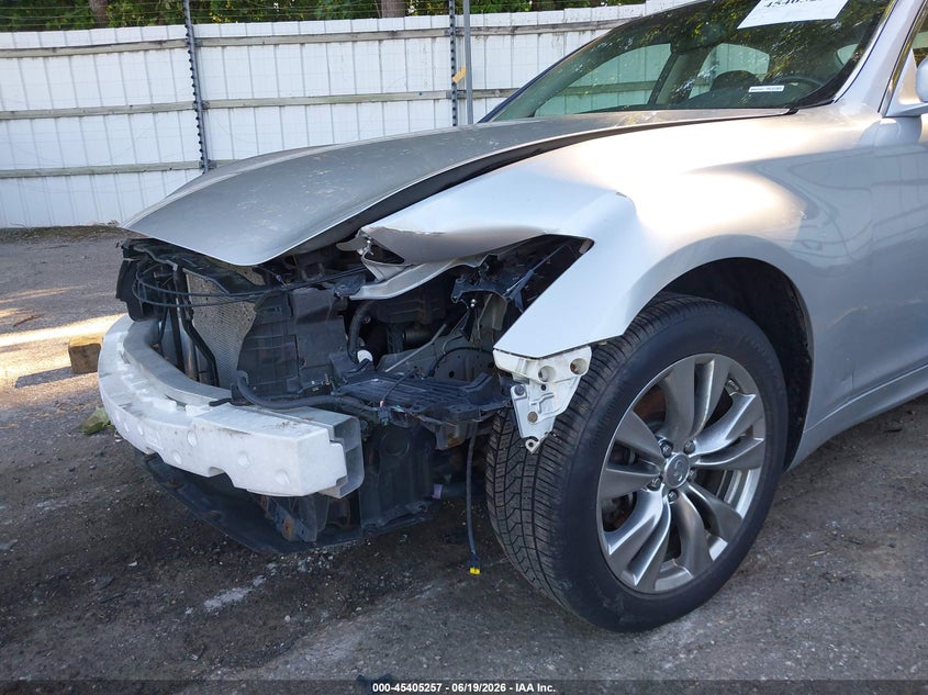 2013 Infiniti M VIN JN1BY1AR2DM603750 IAAI salvage auction — FRONT END, Clear (Michigan), sold $1,175 on 2026-07-20 (photo 6)