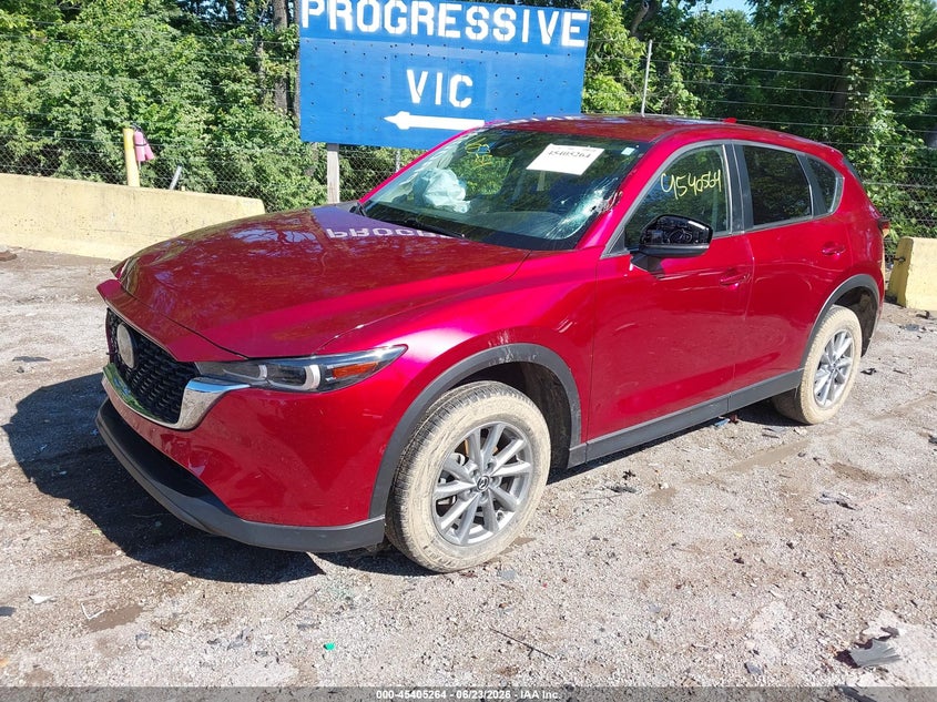 2023 Mazda Cx-5 VIN JM3KFBBM1P0275378 IAAI salvage auction — FRONT END, Clear (Indiana), sold $8,300 on 2026-07-29 (photo 2)