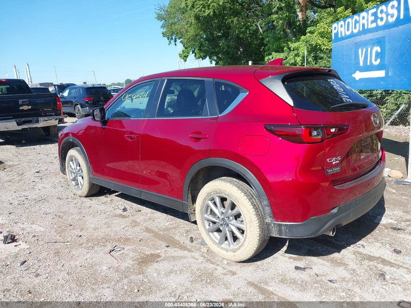 2023 Mazda Cx-5 VIN JM3KFBBM1P0275378 IAAI salvage auction — FRONT END, Clear (Indiana), sold $8,300 on 2026-07-29 (photo 3)