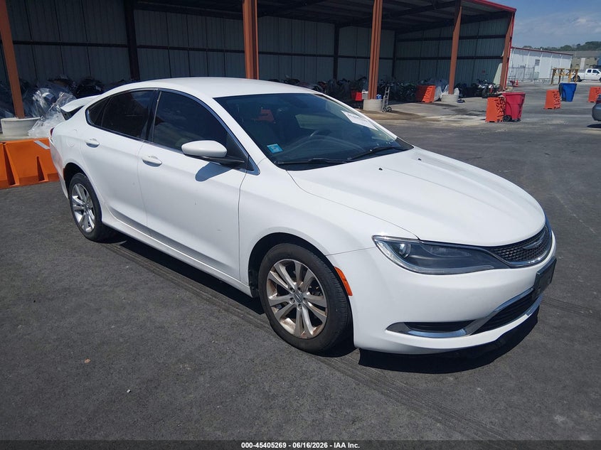 2015 Chrysler 200 VIN 1C3CCCAB2FN525258 IAAI salvage auction — REAR END, Salvage (Illinois), sold $625 on 2026-07-17 (photo 1)