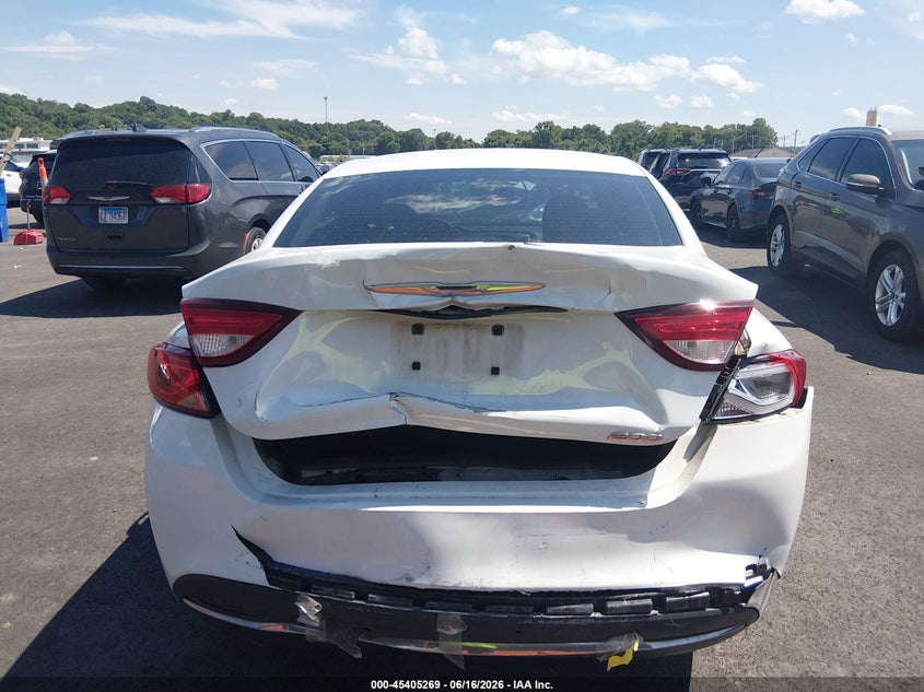 2015 Chrysler 200 VIN 1C3CCCAB2FN525258 IAAI salvage auction — REAR END, Salvage (Illinois), sold $625 on 2026-07-17 (photo 6)