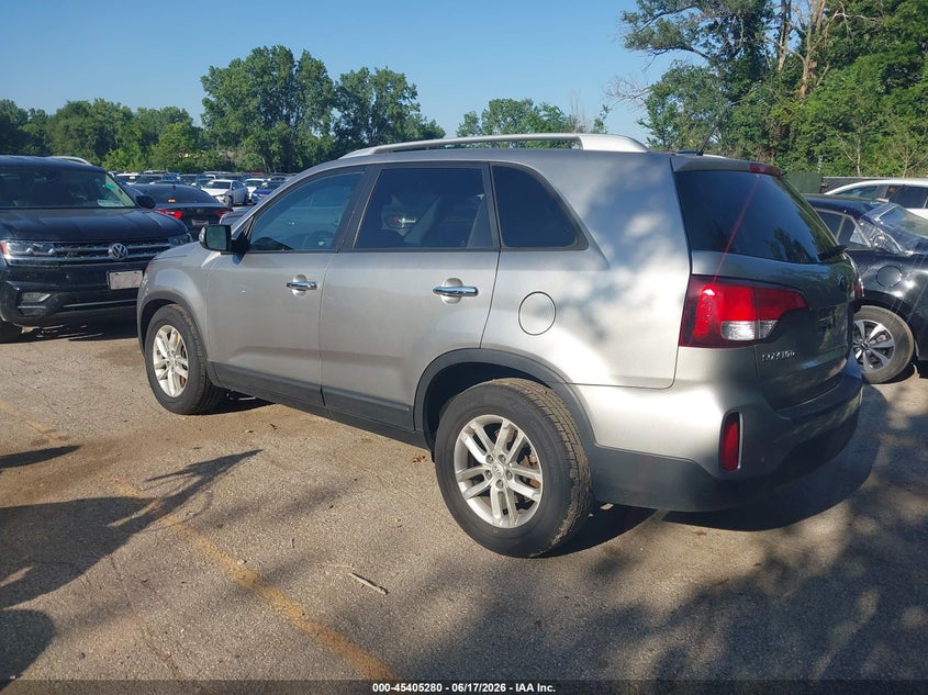 2014 Kia Sorento VIN 5XYKT4A60EG459833 IAAI salvage auction — RIGHT FRONT, Salvage Title, sold $550 on 2026-07-29 (photo 3)