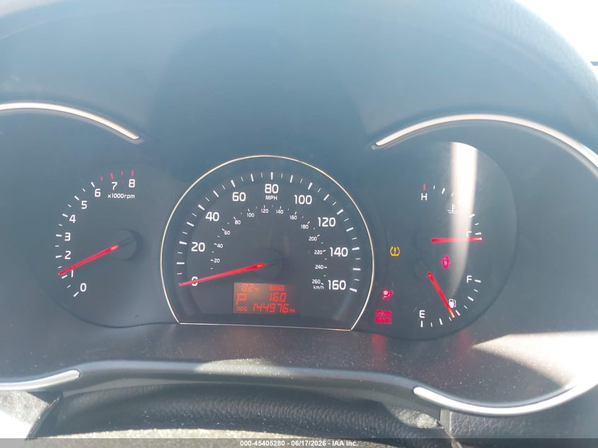 2014 Kia Sorento VIN 5XYKT4A60EG459833 IAAI salvage auction — RIGHT FRONT, Salvage Title, sold $550 on 2026-07-29 (photo 7)