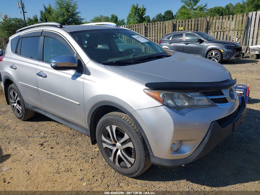 2014 Toyota Rav 4 VIN JTMBFREV4ED093783 IAAI salvage auction — LEFT FRONT, Clear (Virginia), sold $4,000 on 2026-07-13 (photo 1)