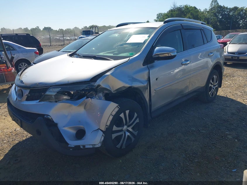 2014 Toyota Rav 4 VIN JTMBFREV4ED093783 IAAI salvage auction — LEFT FRONT, Clear (Virginia), sold $4,000 on 2026-07-13 (photo 2)