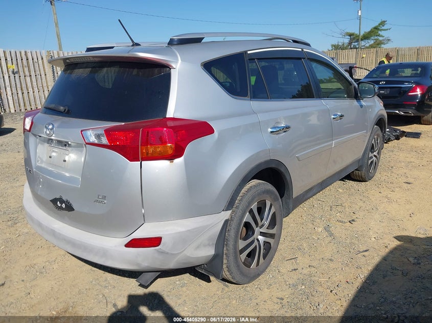 2014 Toyota Rav 4 VIN JTMBFREV4ED093783 IAAI salvage auction — LEFT FRONT, Clear (Virginia), sold $4,000 on 2026-07-13 (photo 4)