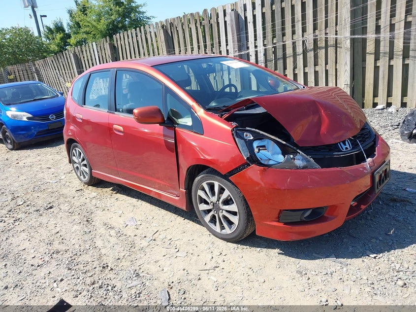 2012 Honda Fit VIN JHMGE8G50CC010724 IAAI salvage auction — FRONT END, Salvage (Virginia), sold $1,900 on 2026-07-13 (photo 1)