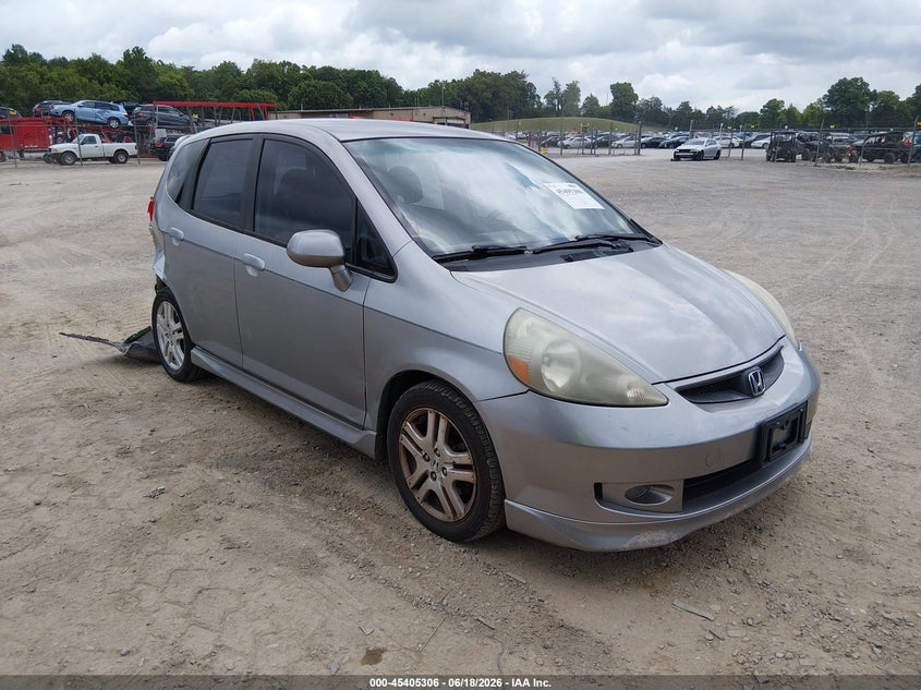 2008 Honda Fit VIN JHMGD37648S033533 IAAI salvage auction — REAR END, Salvage (Tennessee), sold $25 on 2026-07-29 (photo 1)