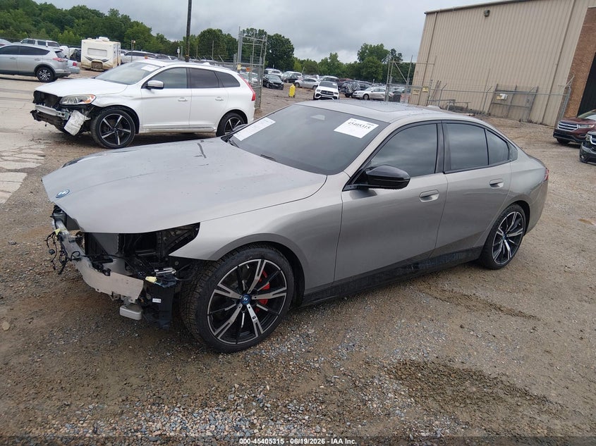 2024 BMW I5 VIN WBY43FK09RCP76825 IAAI salvage auction — FRONT END, Salvage Title, sold $27,750 on 2026-08-17 (photo 2)