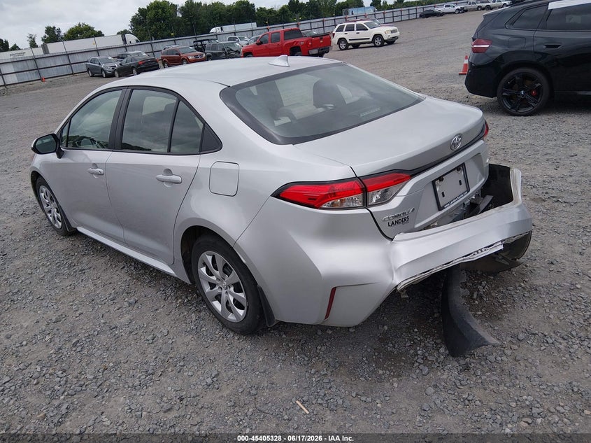 2025 Toyota Corolla VIN 5YFB4MDE6SP287511 IAAI salvage auction — REAR END, Salvage Title, sold $6,300 on 2026-08-08 (photo 3)
