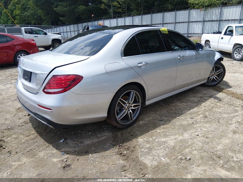 2019 Mercedes-benz E-klasse VIN WDDZF4JB8KA604914 IAAI salvage auction — FRONT END, Salvage Title, sold $6,400 on 2026-08-06 (photo 4)