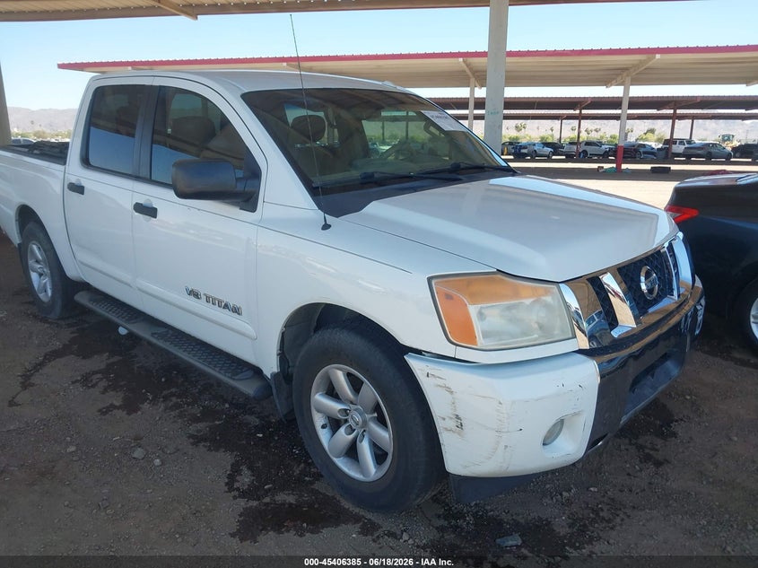 2014 Nissan TITAN VIN 1N6AA0ED5EN510011 IAAI salvage auction — FRONT END, Clear (Arizona), sold $1,825 on 2026-07-19 (photo 1)