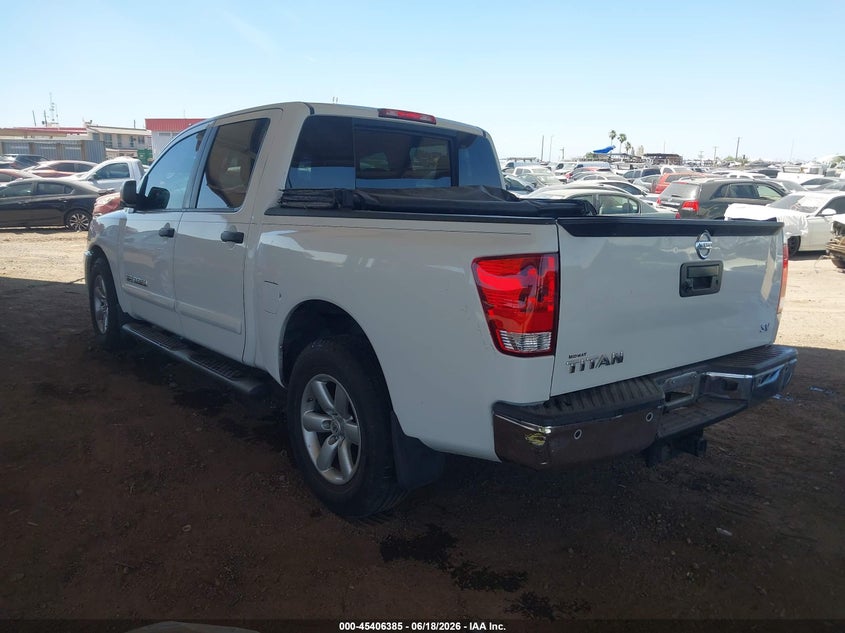 2014 Nissan TITAN VIN 1N6AA0ED5EN510011 IAAI salvage auction — FRONT END, Clear (Arizona), sold $1,825 on 2026-07-19 (photo 3)