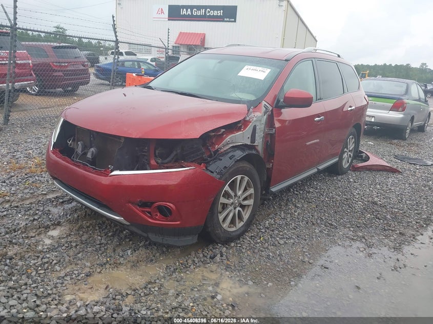 2016 Nissan Pathfinder VIN 5N1AR2MN3GC644561 IAAI salvage auction — FRONT END, Salvage (Alabama), sold $300 on 2026-07-10 (photo 2)