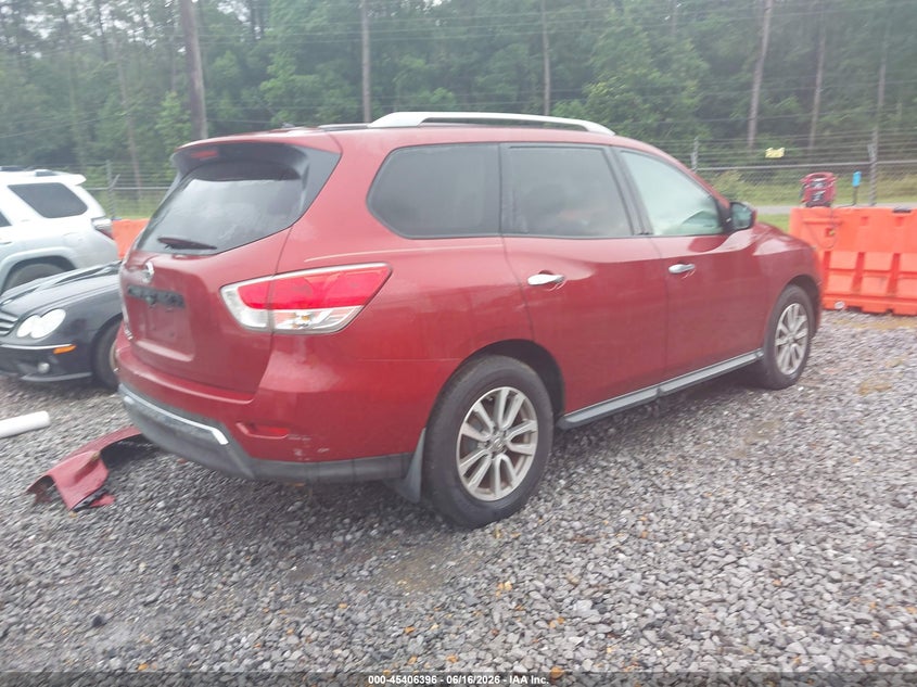 2016 Nissan Pathfinder VIN 5N1AR2MN3GC644561 IAAI salvage auction — FRONT END, Salvage (Alabama), sold $300 on 2026-07-10 (photo 4)