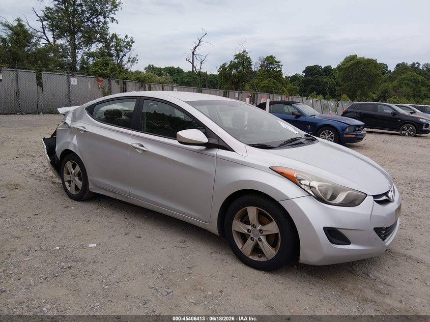 2011 Hyundai Elantra VIN KMHDH4AE4BU117230 IAAI salvage auction — REAR END, Salvage (New Jersey), sold $375 on 2026-07-28 (photo 1)