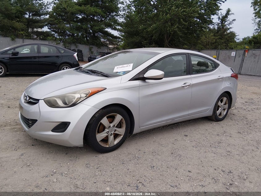 2011 Hyundai Elantra VIN KMHDH4AE4BU117230 IAAI salvage auction — REAR END, Salvage (New Jersey), sold $375 on 2026-07-28 (photo 2)