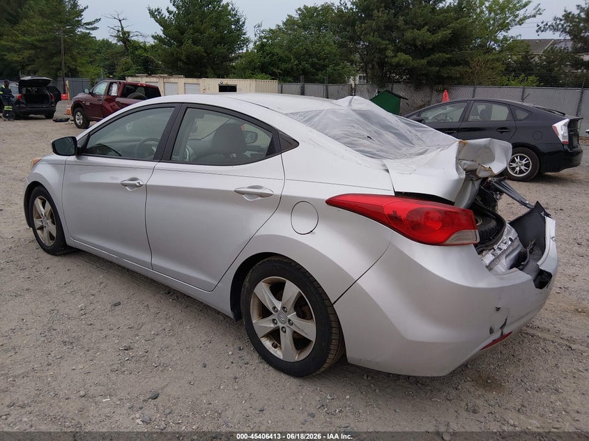 2011 Hyundai Elantra VIN KMHDH4AE4BU117230 IAAI salvage auction — REAR END, Salvage (New Jersey), sold $375 on 2026-07-28 (photo 3)