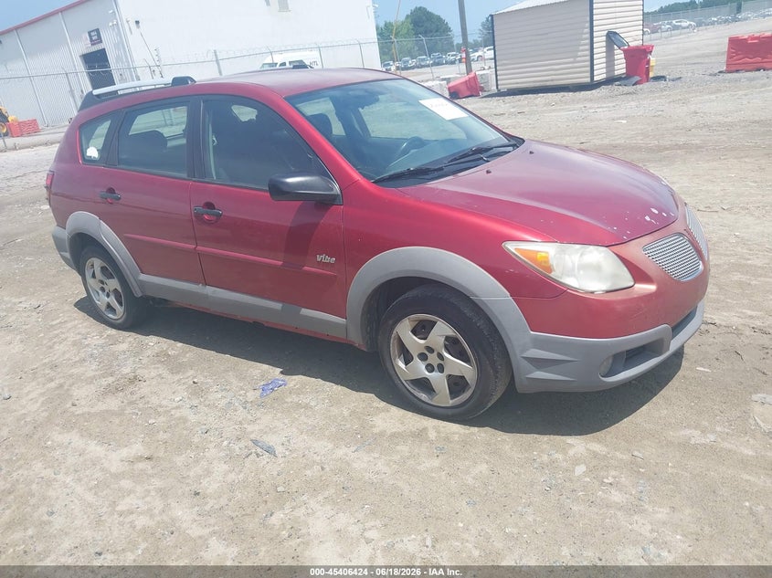 2008 Pontiac Vibe VIN 5Y2SL65878Z414143 IAAI salvage auction — ENGINE DAMAGE, Clear (North Carolina), sold $825 on 2026-07-09 (photo 1)