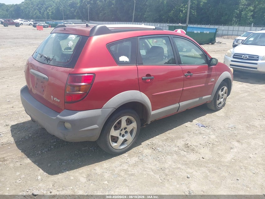 2008 Pontiac Vibe VIN 5Y2SL65878Z414143 IAAI salvage auction — ENGINE DAMAGE, Clear (North Carolina), sold $825 on 2026-07-09 (photo 4)