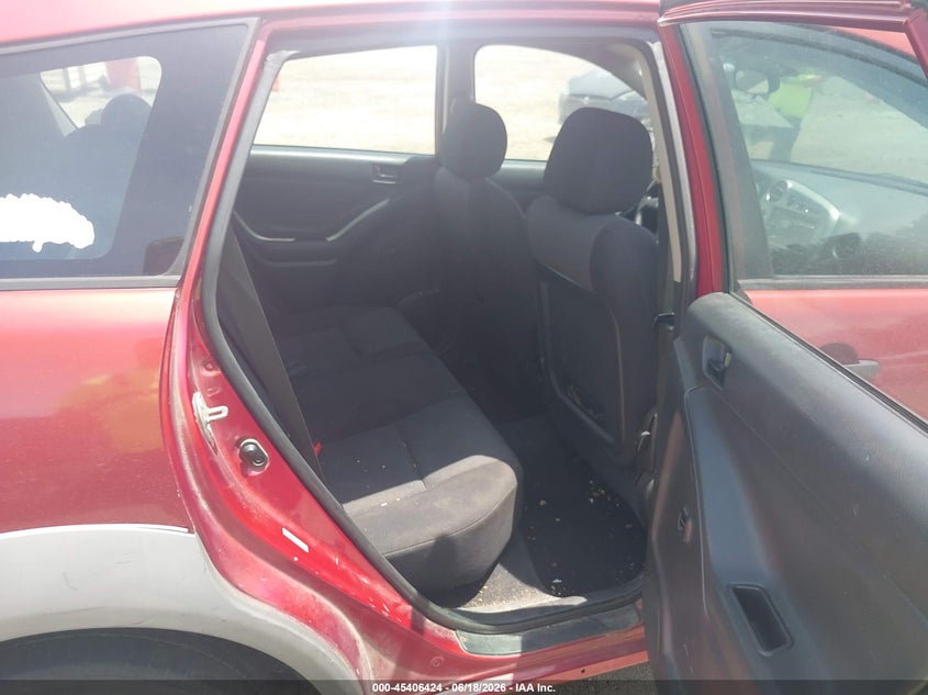 2008 Pontiac Vibe VIN 5Y2SL65878Z414143 IAAI salvage auction — ENGINE DAMAGE, Clear (North Carolina), sold $825 on 2026-07-09 (photo 8)