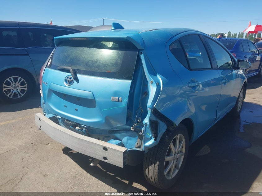 2015 Toyota Prius c VIN JTDKDTB37F1113095 IAAI salvage auction — REAR END, Salvage Title, sold $1,500 on 2026-07-30 (photo 6)