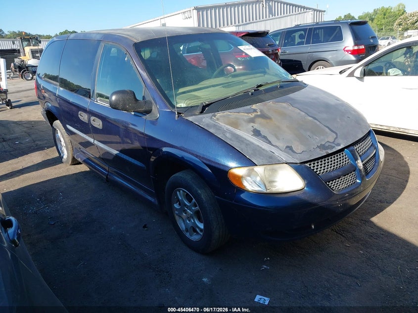 2003 Dodge Grand caravan VIN 1D4GP24R93B330374 IAAI salvage auction — LEFT FRONT, Salvage (North Carolina), sold $200 on 2026-07-09 (photo 1)