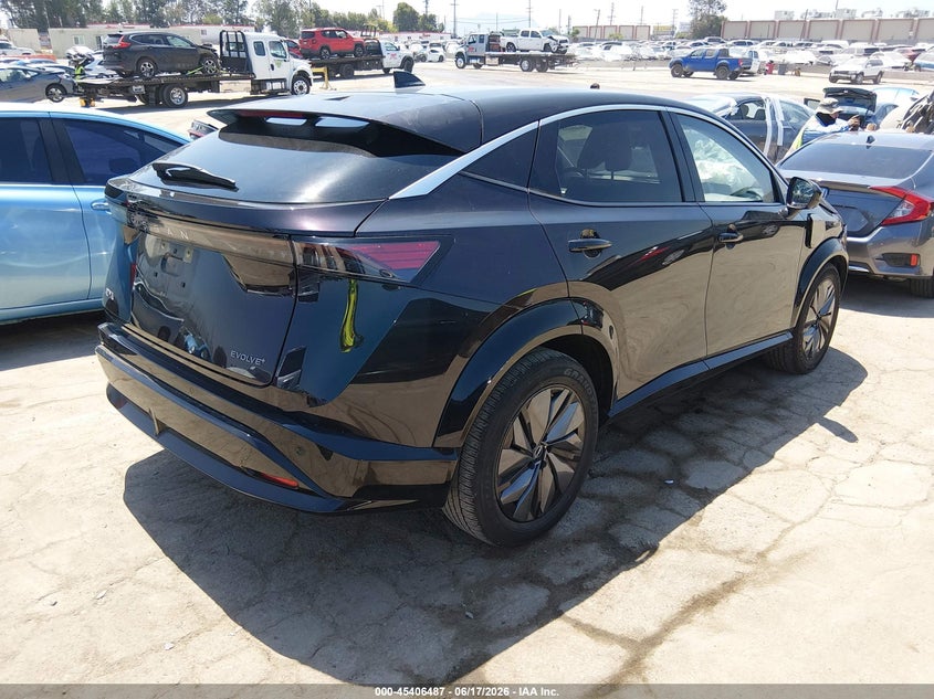 2025 Nissan Ariya VIN JN8BF0BE6SM461154 IAAI salvage auction — FRONT END, Salvage Title, sold $10,300 on 2026-08-13 (photo 4)