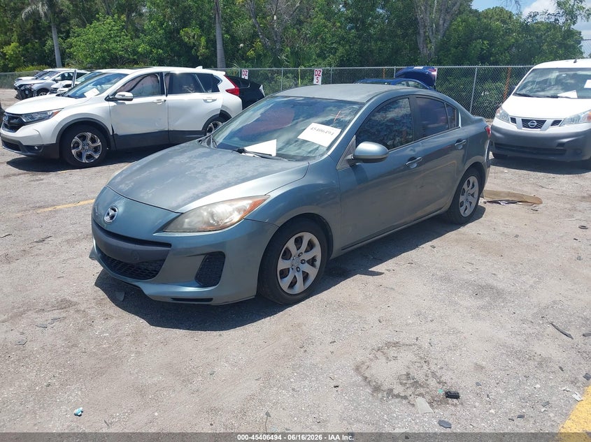 2013 Mazda 3 VIN JM1BL1U70D1705748 IAAI salvage auction — NORMAL WEAR, Clear (Florida), sold $625 on 2026-07-06 (photo 2)